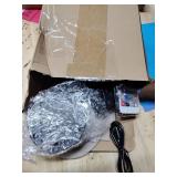 Honoson 4 Pieces 3D Night LED Light Lamp Base and 4 Pieces Clear Acrylic Sheets with Remote Control and USB Cable, Christmas DIY Acrylic Adjustable 16 Colors 4 Modes Set for Restaurant Room Shop Bar -