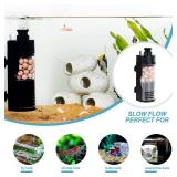 hygger Small Aquarium Bio Sponge Filter Mini Fish Tank Filter for Breeding Fry Betta Shrimp Tank 2-5 Gallon (Small) - Retail: $13