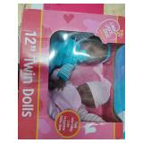 The New York Doll Collection Twin Dolls (African American) - Retail: $28