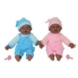 The New York Doll Collection Twin Dolls (African American) - Retail: $28