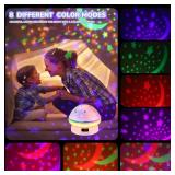 MINGKIDS Toys for 3-8 Year Old Girls Boys,Star Night Light Projector with Hard Projection Cover, TimerandRotation,2-9 Year Olds Kids Chritsmas Birthday Gifts for 4 5 6 Year Old,Girls Room Decor - Reta