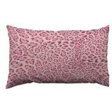 TKS MITLAN Pink Leopard Pillow Cover 12x20 inch Print Animal Pattern Pillows Decorative Throw Pillows Farmhouse Decor for Home Cushion Case - Retail: $10