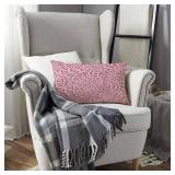 TKS MITLAN Pink Leopard Pillow Cover 12x20 inch Print Animal Pattern Pillows Decorative Throw Pillows Farmhouse Decor for Home Cushion Case - Retail: $10
