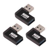 Pastall USB 3.2 90 Right Angle Adapter, 10Gbps USB A Male to Female Connector, Supports Data Transfer and OTG Charging - Retail: $7