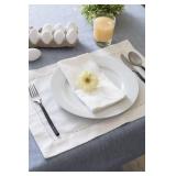 DII Chambray Kitchen, Tabletop Collection, Blue, 60x84 - Retail: $25