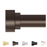 Extra Long Curtain Rods 120 to 240 Inch(10-20ft),1Inch Bronze Adjustable Extra Long Curtain Rod,Heavy Duty Decorative Window Curtains Rod for Bedroom,Long Curtain Rods 120-240 - Retail: $50