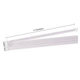 GUSTARIA Mahjong All-in-One Tile Rack and Pusher, Clear Acrylic Mahjong Rack and Pusher Combo, Modern American Mahjong Tile Racks, Set of 4, White - Retail: $30