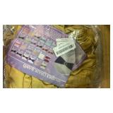 WELMATCH Gold Spandex Chair Bands Sashes - 50 pcs Wedding Banquet Party Event Decoration Chair Bows Ties (Gold, 50) - Retail: $26