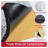 AggSound Auto Sound Deadening Material 394mil 7sqft Sheets - Car Sound Deadening Mat - Automotive Heat Shield Under Hood Insulation Sound Dampening Foam for Audio Noise, Roof and Trunk - Retail: $14