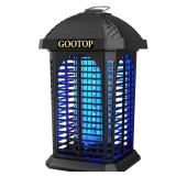 Bug Zapper Outdoor, 4200V Electric Mosquito Zapper, Bug Zapper Outdoor, Fly Traps, Fly Zapper, Mosquito Killer Indoor 3 Prong Plug, 90-130V, ABS Plastic Outer - Retail: $34