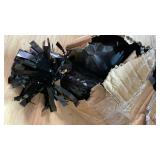 Black Balloon Weights, Heavy Balloon Weight Pack of 12 Metallic Foil Weights for Balloons, Birthday Party and Wedding Table Centerpiece Ballon Weight 4.8 DIY Ballon Weights for Helium Balloons - R