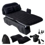 Outraveler Car Air Mattress Back Seat Car Camping Bed, SUV Inflatable Bed with Pump and Pillows - Retail: $33