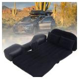Outraveler Car Air Mattress Back Seat Car Camping Bed, SUV Inflatable Bed with Pump and Pillows - Retail: $33