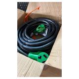 Gerguirry 3 Prong 50 Feet Dryer Extension Cord, 30 Amp NEMA 10-30P to 10-30R Heavy Duty Cord, Use for Dryer Power Extension and Level 2 EV Charging, 125 Volt/250 Volt 10-AWG Gauge, ETL Listed - Retail