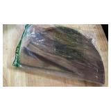 YANGQIHOME Round Wood Tray, Acacia Wooden Serving Tray, Serving Platter, Appetizer Charcuterie Board, Tray Organizer for Kitchen/Countertop, 13.8 x 13.8 x 0.8 inch (damaged) - Retail: $22