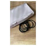 Shower Curtain Hooks Rings,24 Pcs Rustproof Metal Shower Hooks for Shower Curtain,Glide Smoothly Round Shower Rings for Curtain,Shower Curtain Rings for Bathroom Shower Rod,Snap Joint Design (Black) -