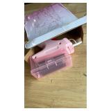 Clothing Needle Gun, Clothing Tag Gun, Quick Stitch Sewing Gun, Trimming Tool Set with 6 Needles, 1000 Black and 1000 White Fasteners, Pink - Retail: $13