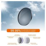 suoso Sports Polarized Sunglasses for Men: TR90 UV400 Protection Sun Glasses Womens Wrap Around Goggles for Drving Fishing Blue - Retail: $19