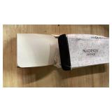 Madison Avenue Blue Light Blocking Glasses Anti Eyestrain UV Glare Blue Light Glasses for Women with Case, TV Phone Computer Gaming Eyeglasses (Coffee Brown) - Retail: $18