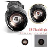 ULTRAFIRE IR Illuminator Flashlight, 850nm Focus Adjustable IR Led Flashlight Infrared Light Torch for Night Vision, Coyote Hog Predator Hunting - Retail: $18