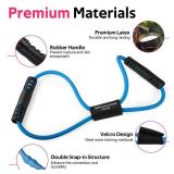 RENRANRING Figure 8 Fitness Resistance Bands with Handles - Exercise Tube Band Set of 3 for Arm and Shoulder Stretch, Rope 8 Word Elastic for Women and Men - Retail: $11