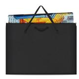 ZKOO Art Portfolio Bag, Light Weight Art Canvas Portfolio Case with Nylon Shoulder Strap, Carrying Storage Case for Artwork, Poster, Sketching, and Drawing (Compatible 18 * 24 Inch-Black) - Retail: $1