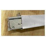 Security Door Hinges - Stainless Steel - 4 Inch with 5/8 Inch Radius - Security Tab - 2 Pack - Retail: $30