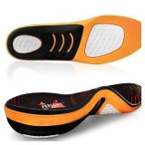 FEELLIFE Plantar Fasciitis Relief Shoe Insoles [1-Pair], Arch Support Insoles, Running Athletic Gel Shoe Inserts for Men Women, Orthotic Inserts for Arch Pain [Trim to Fit: Men 6-10/Women 7-11] - Reta