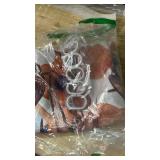 VEIGIKE Fall Floral Shower Curtain, Cute Autumn Red and Gold Leaves Flower Harvest Fabric Shower Curtains Set for Bathroom, White Restroom Decor Accessories with Hooks 72X 72 Inch - Retail: $16