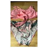 Pink Tropical Print Two-Piece Swimsuit size 15-16 years  - Retail: $25