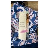 Dokotoo Navy Blue Floral Strapless Dress size XL - Retail: $35