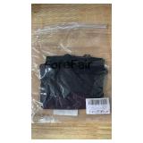 ForeFair Women Y2K Sweetheart Neck Sleeveless Crop Tank Tops Backless Spaghetti Strap Pleated Bustier Camis Going Out Top(M,Black) - Retail: $15