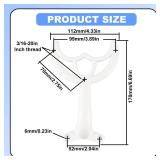 Ceiling Fan Blades Arms Replacement, 52\ White Finish Ceiling Fan Blade Mounting Bracket Support Holders Replacement Parts for Replacing the Worn Fans Blades - Retail: $11in