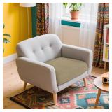 Hokway Couch Cushion Covers Stretch Cushion Covers Sofa Seat Cushion Slipcover Cushion Protector(Sand, Small) - Retail: $13