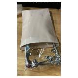 MorningRo 2 Pcs Palm Tree License Plate Frame Plastic Beach Coconut Tree Design Frame Compatible with Standard License Plate for USA 2 Holes with Screws for Women Men (Sliver) - Retail: $12