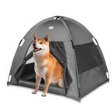 Cat Tent Outdoor/Indoor, Cat and Dog Waterproof Tent House, Outdoor Dog Bed Washable, Indoor/Outdoor Cave Nest Bed Small Dog Tent for Cat, Bunny and Small Animal (Gray, L) - Retail: $26