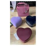 Heart Shaped Jewelry Cases Collection - Retail: $45