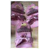 Pink Glitter Hair Clip Set - Retail: $12