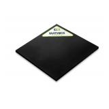 MATNIKS Neoprene Rubber Sheet, Heavy Duty, High Grade 60A, Black, 12x12-Inch by 1/4-inch Thick (+/- 5%) for Plumbing, Gaskets DIY Material, Supports, Leveling, Sealing, Protection, Abrasion, Flooring 