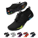 SIMARI Water Shoes for Women Men - Barefoot Quick-Dry Aqua Socks | Lightweight Swim Shoes for Surfing, Swimming, Beach Sports, Kayaking, Diving | Non-Slip Design size 42 - Retail: $22