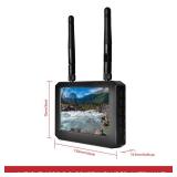 FPV Monitor for FPV Camera- 5.8Ghz 4.3\ FPV Display Screen with DVR 40CH Receiver 800x480 IPS Display Built-in Battery for RC Hobby FPV Drone RC Car FPV VTX Goggles - Retail: $64in