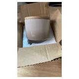 Sweejar Kitchen Canisters Ceramic Food Storage Jar, Stackable Containers with Airtight Seal Wooden Lid for Serving Ground Coffee, Tea, Sugar, Spice and More - 5 Fl Oz(Gradient Gray) - Retail: $12