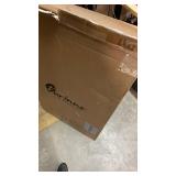 Furinno Classic 39 in. White Rectangle Wood Coffee Table *has chip* - Retail: $54