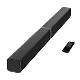 MZEIBO Sound Bar for Smart TV?80W Detachable Bluetooth Soundbar with Powerful Bass, 2-in-1 Home Theater Audio System, ARC/Optical/AUX Connectivity for TV/PC/Laptop/Game Console - Retail: $60