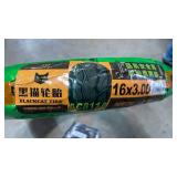 Black Cat Motorcycle Tire 16x3.00 - Retail: $45