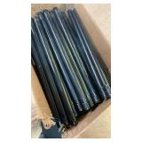 Black Metal Posts Outdoor Stakes - Retail: $75