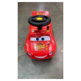 Disney Cars Lightning McQueen Ride-On Push Car, powers on - Retail: $25