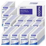 Everlasting Ice RX Instant Ice Packs Cold Compress Disposable Ice Packs for Pain Relief and Minor Injuries  100-Pack - Retail: $70