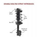 Double bolted strut complete strut -