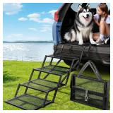 Linvivon 5-Step Folding Pet Stairs - Retail: $45